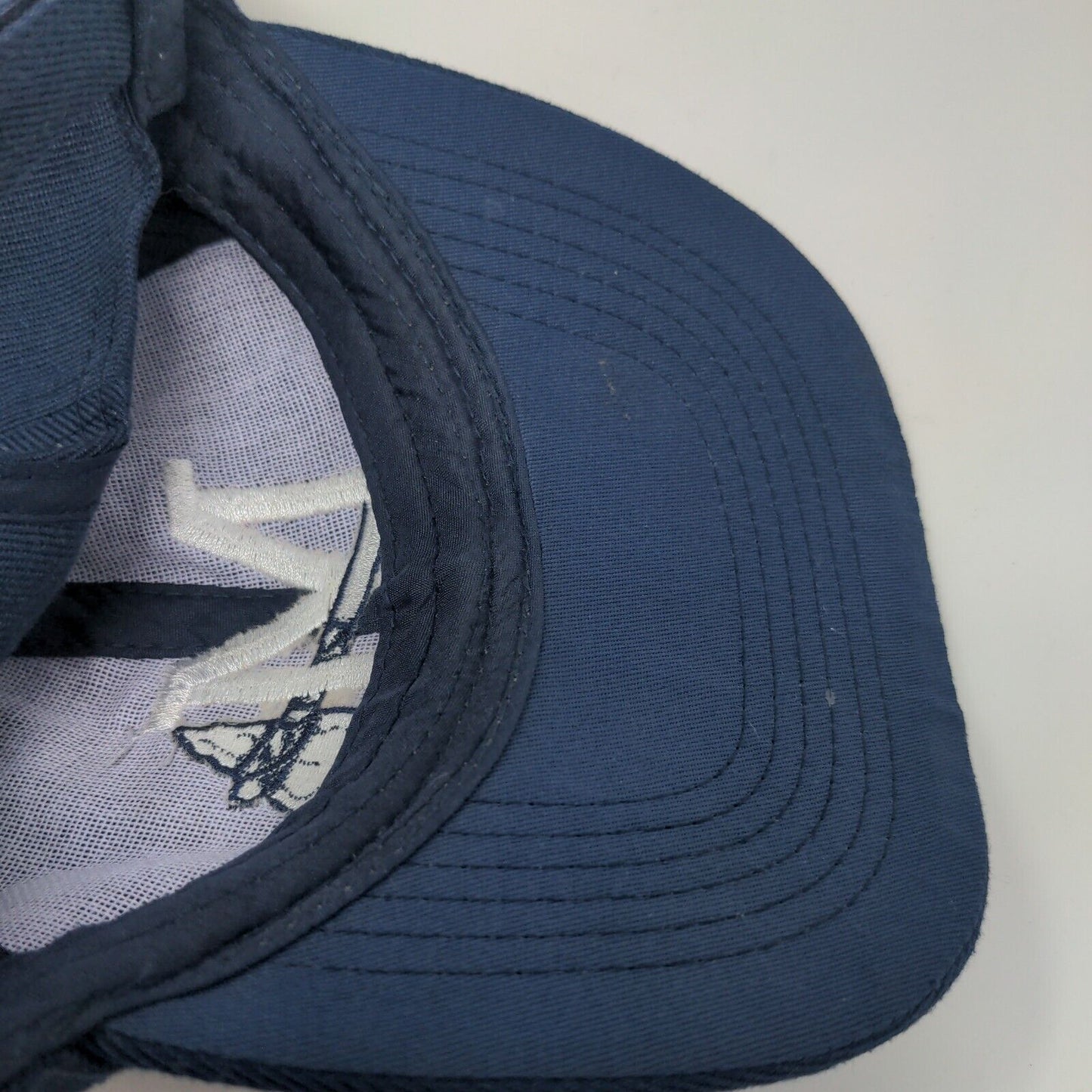 Mississippi Braves Strapback Hat Blue Embroidered Logo Minor Leagues MLB
