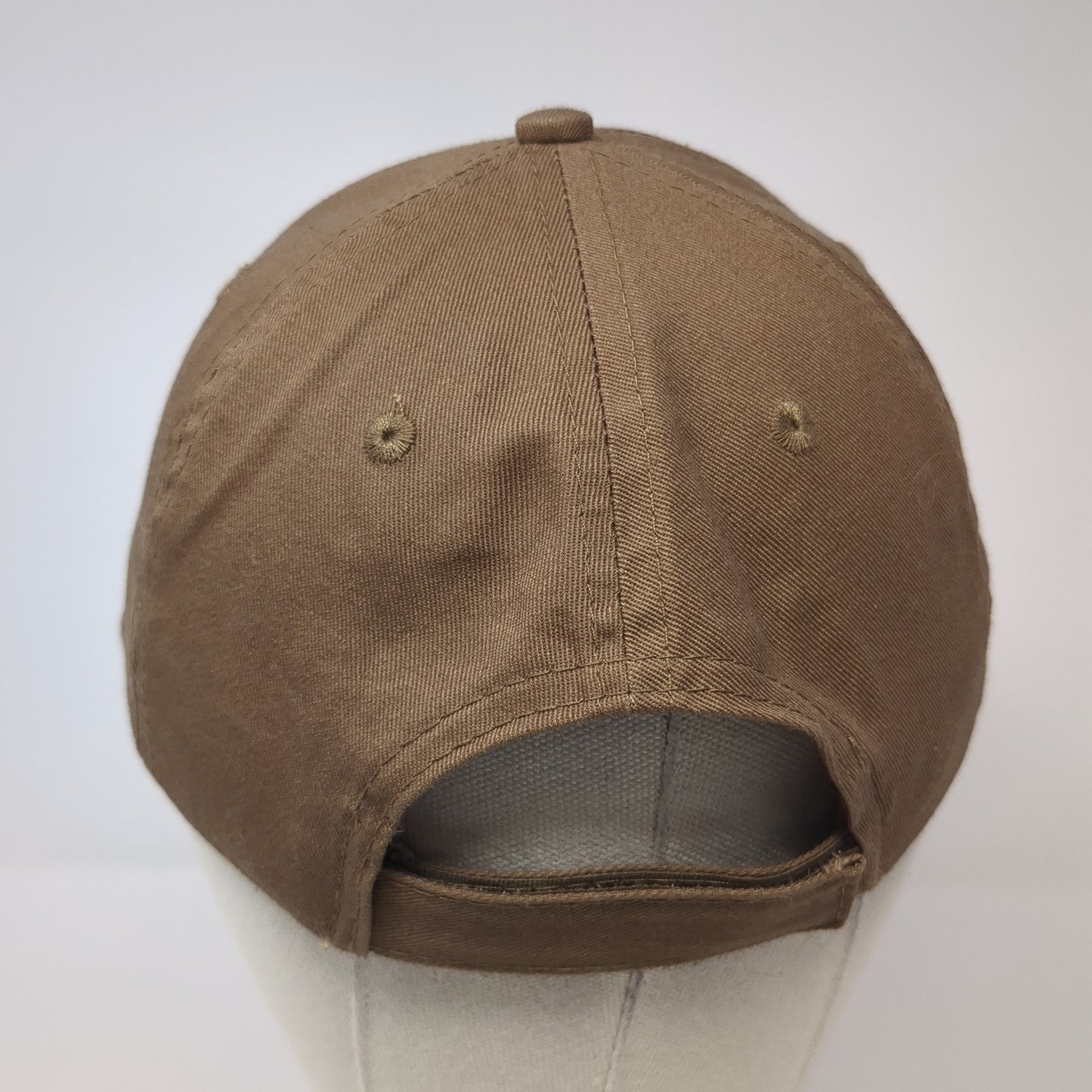 Task Force Seismic Baseball Cap Brown OS Adjustable Embroidered Port & Company