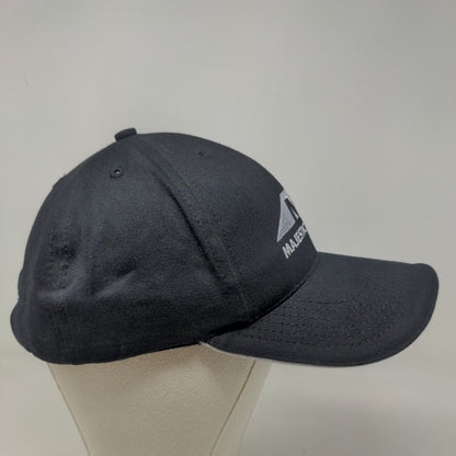 Majestic Steel USA Men's Slideback Hat Black Adjustable Embroidered Logo