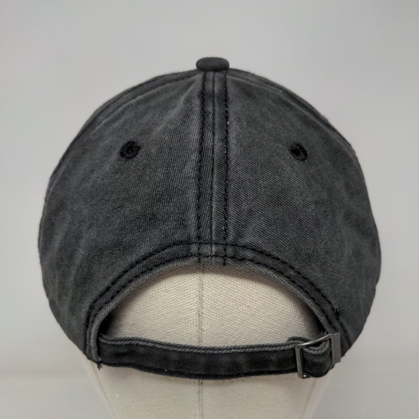 Let's Go Brandon Slideback Hat Gray One Size American Flag Patriotic Cotton