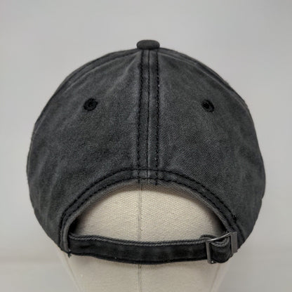 Let's Go Brandon Slideback Hat Gray One Size American Flag Patriotic Cotton