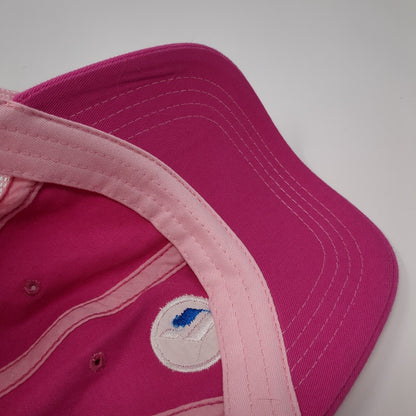 Innvictis Simplot Grower Solutions Strapback Trucker Hat Pink One Size Mesh Back