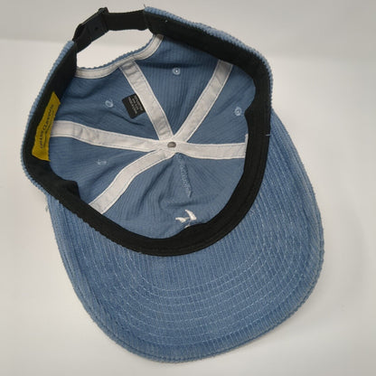 Grass Clippings Claspback Corduroy Hat Blue OSFA Embroidered Logo