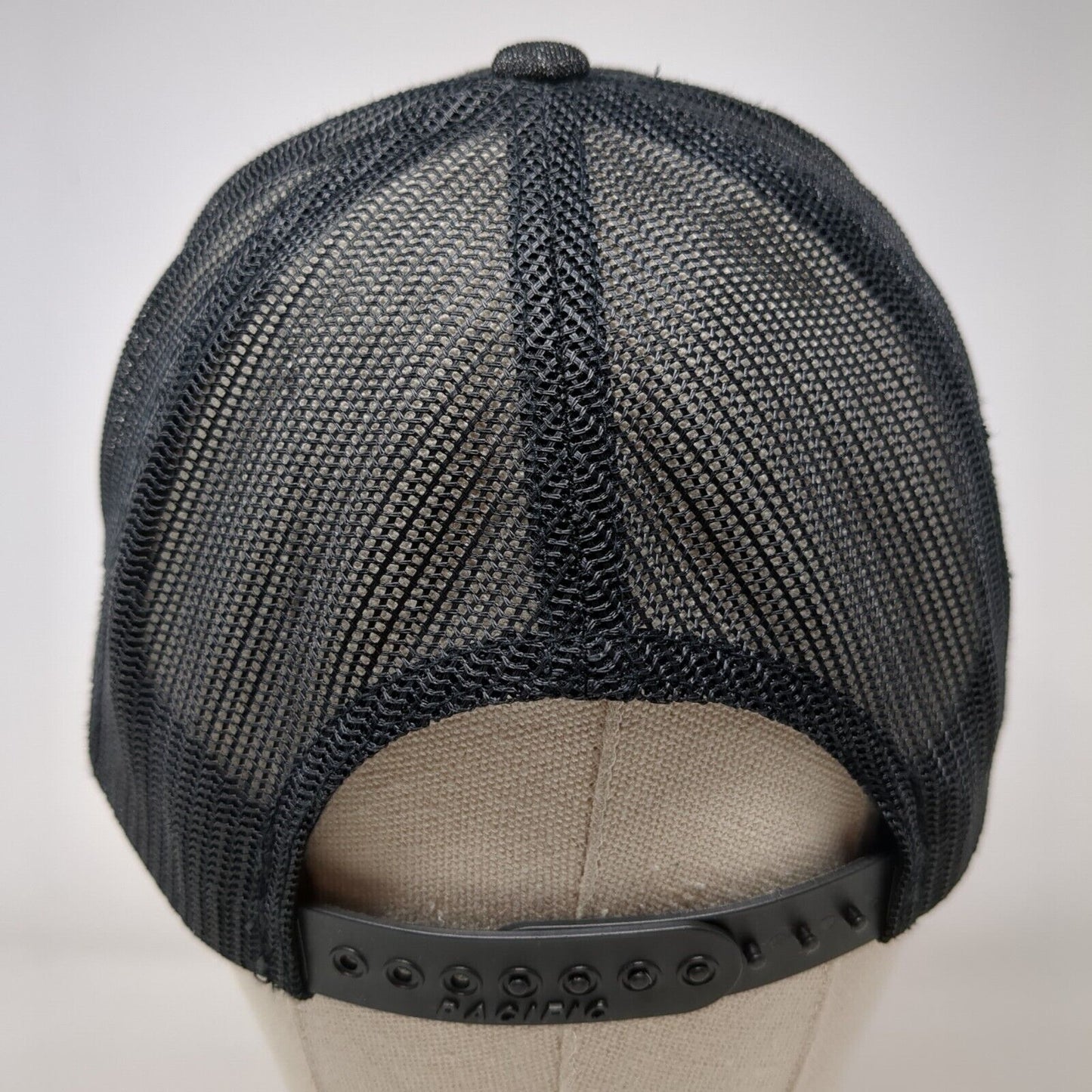 Idaho Proud USA Flag Snapback Trucker Hat Black OSFA Patriotic Pacific Headwear