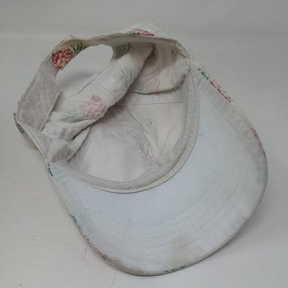 Pineapple AOP Strapback Hat Multicolor OSFM Adjustable Vent Holes