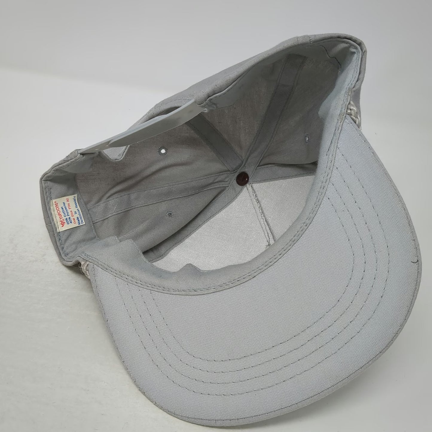 Yupoong Trucker Gray Vintage 1991 Rope Snapback Forest Fire Salvage B.N.F. hat