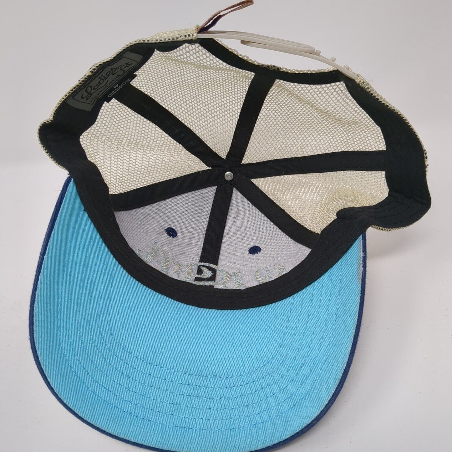 USA Women's Snapback Trucker Hat Multicolor OS Ladies Fit Mesh Back Outdoor Cap
