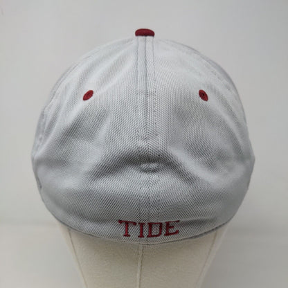 OC Sports Men's Fitted Hat Gray Size 7 1/8 Cincinnati Reds Embroidered Logo