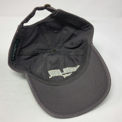 Legacy Santa Cruz Hang Loose Gray Baseball Cap One Size Shaka Logo Hat