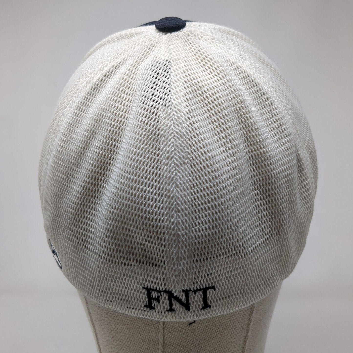 Fidelity National Title Idaho Fitted Mesh Back Trucker Hat Blue L-XL