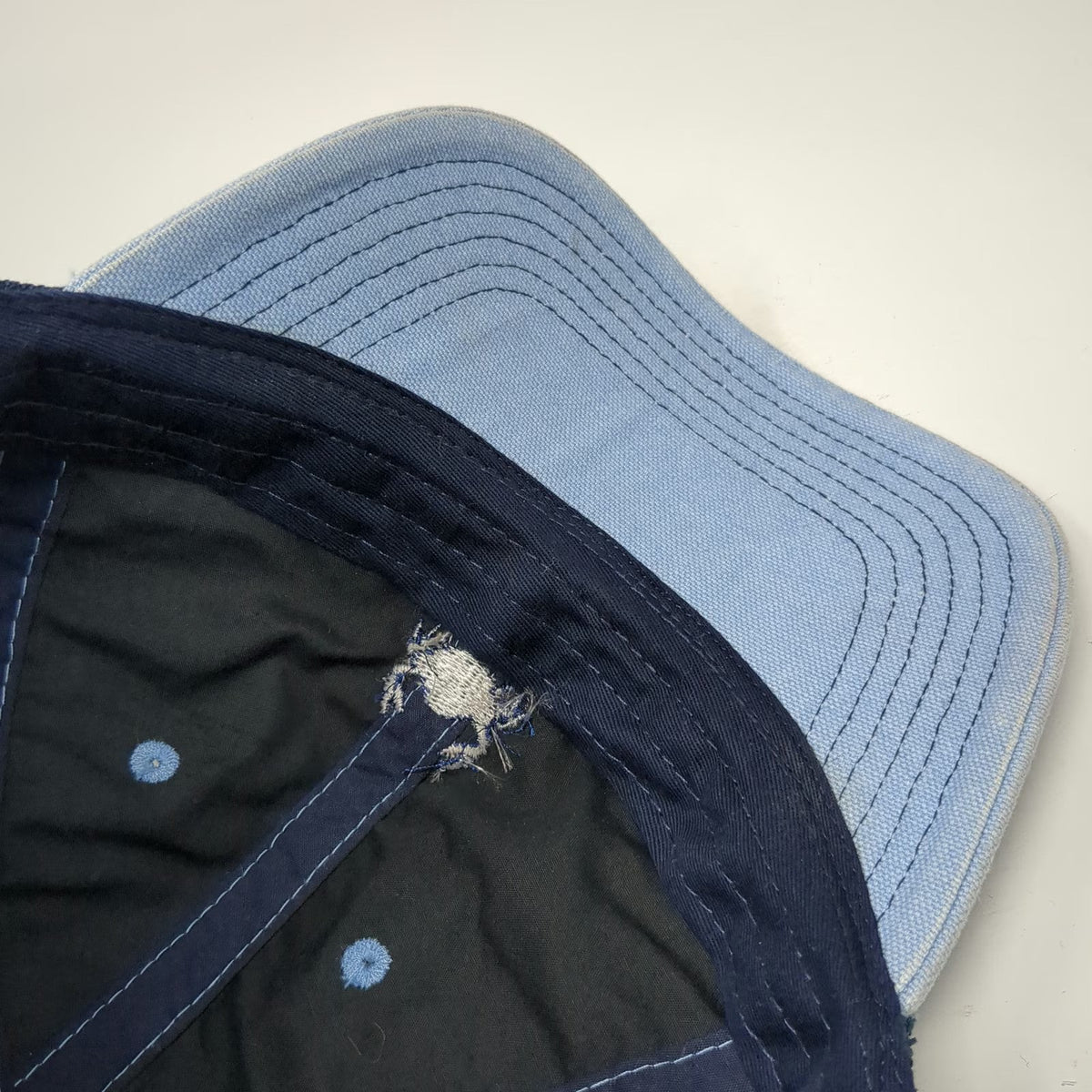 Legacy Trucker Hat Blue One Size Mesh Back Embroidered Crab Adjustable Snapback