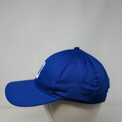 Letter D Slideback Hat Blue One Size Embroidered 6 Panel Port Authority