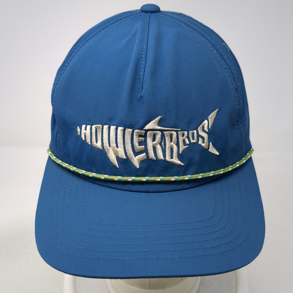 Howler Bros 5 Panel Blue Hat One Size Rope Fish Logo Snapback Adjustable Outdoor