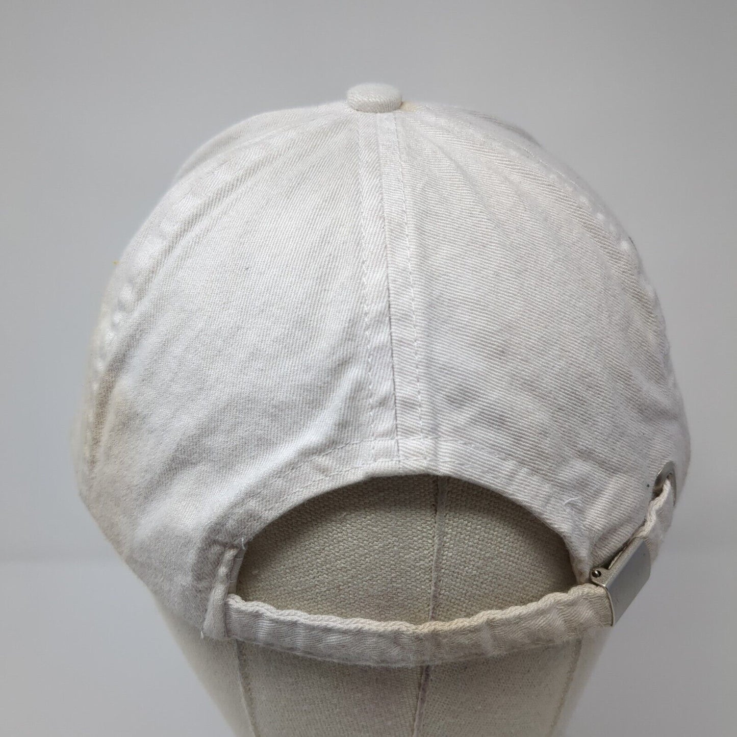 Amgen Slideback Hat White One Size Adjustable Embroidered 6 Panel AMC