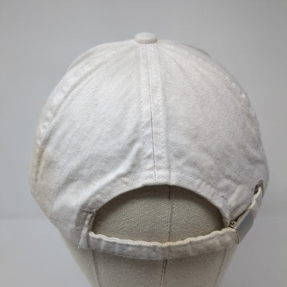 Amgen Slideback Hat White One Size Adjustable Embroidered 6 Panel AMC