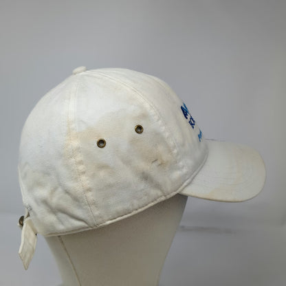 Ivory Albertsons Boise Open Golf Hat White One Size Baseball Cap Signed Kraft