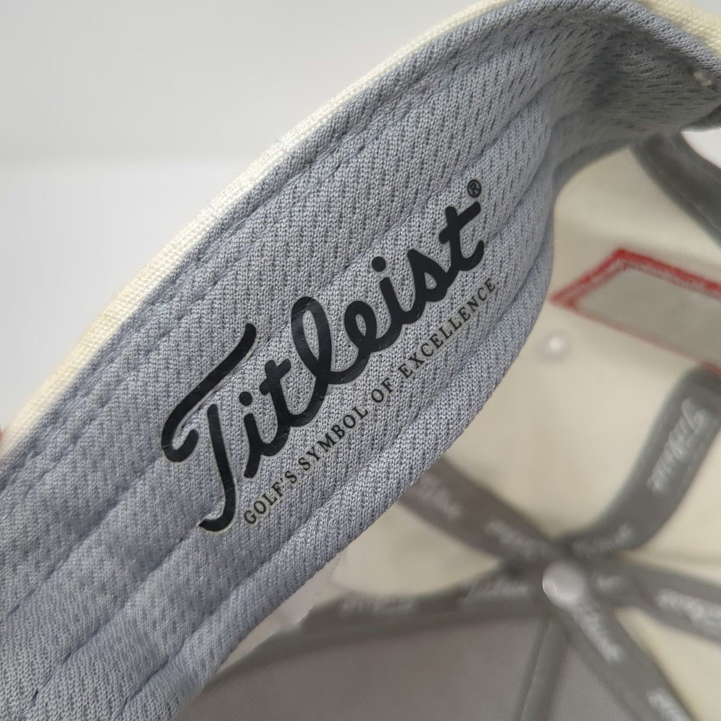 Titleist 5 Panel White Hat One Size Rope Snapback Golf Pro V1 FootJoy Embroidery
