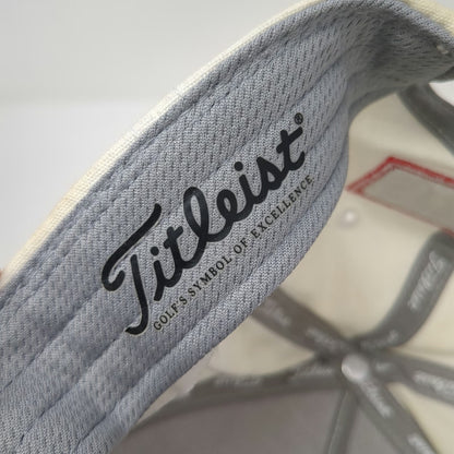 Titleist 5 Panel White Hat One Size Rope Snapback Golf Pro V1 FootJoy Embroidery