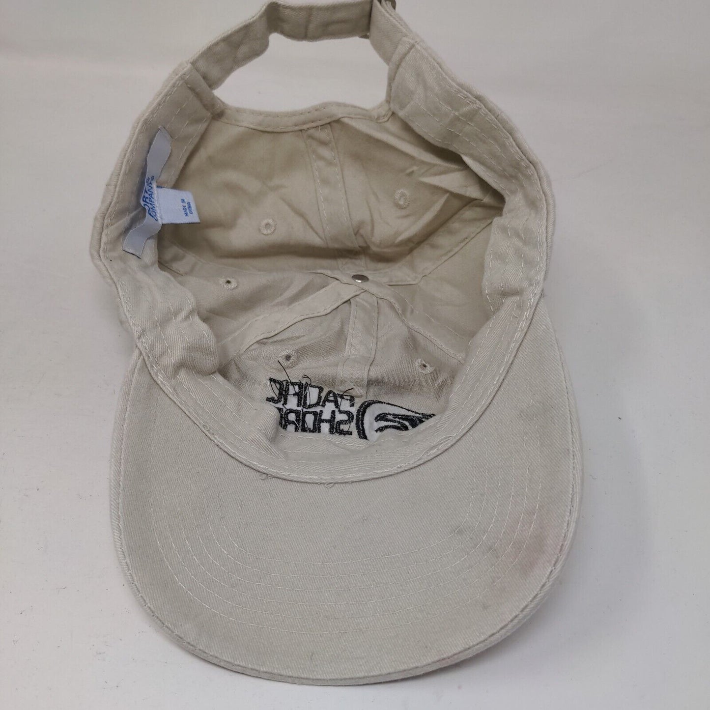 Pacific Shore Stones Slideback Hat Tan One Size 6 Panel Port & Company