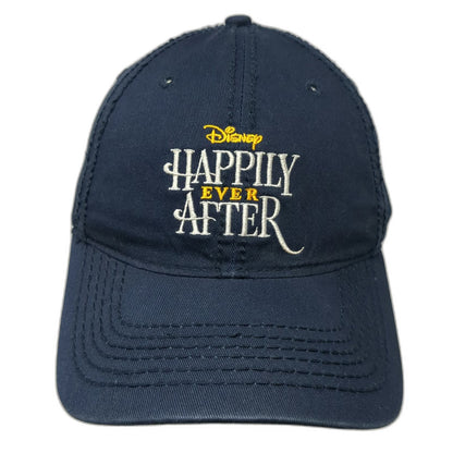 Disney Parks Baseball Cap Blue One Size Happily Ever After Magic Kingdom Hat