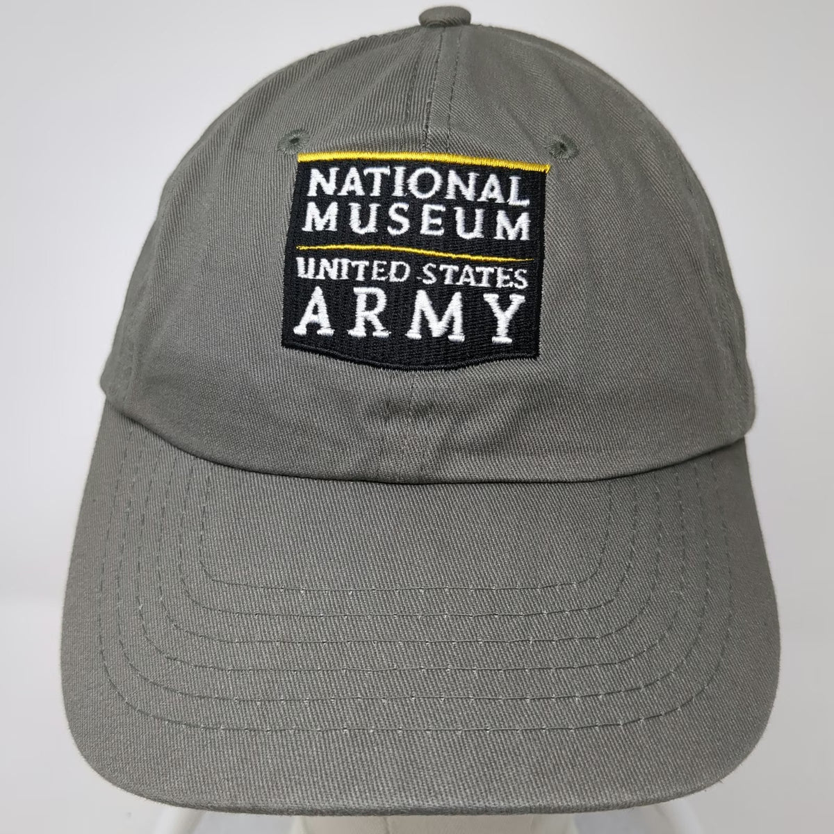 National Museum US Army Founding Sponsor Green One Size Baseball Cap Hat Twill