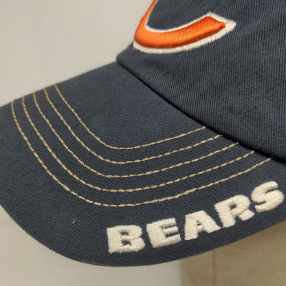 NFL Team Apparel Men's Slideback Hat Blue Time OS Embroidered Chicago Bears Logo