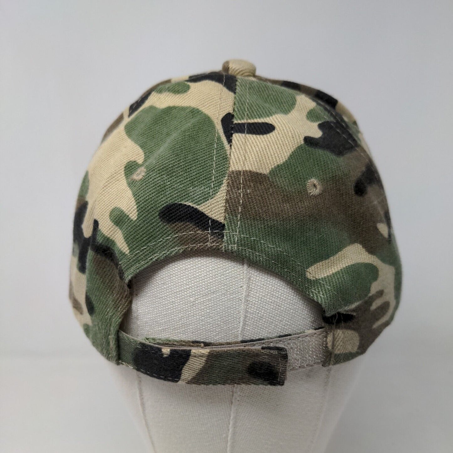 Unbranded Men's Strapback Camo Hat Adjustable Embroidered Green Bird Logo