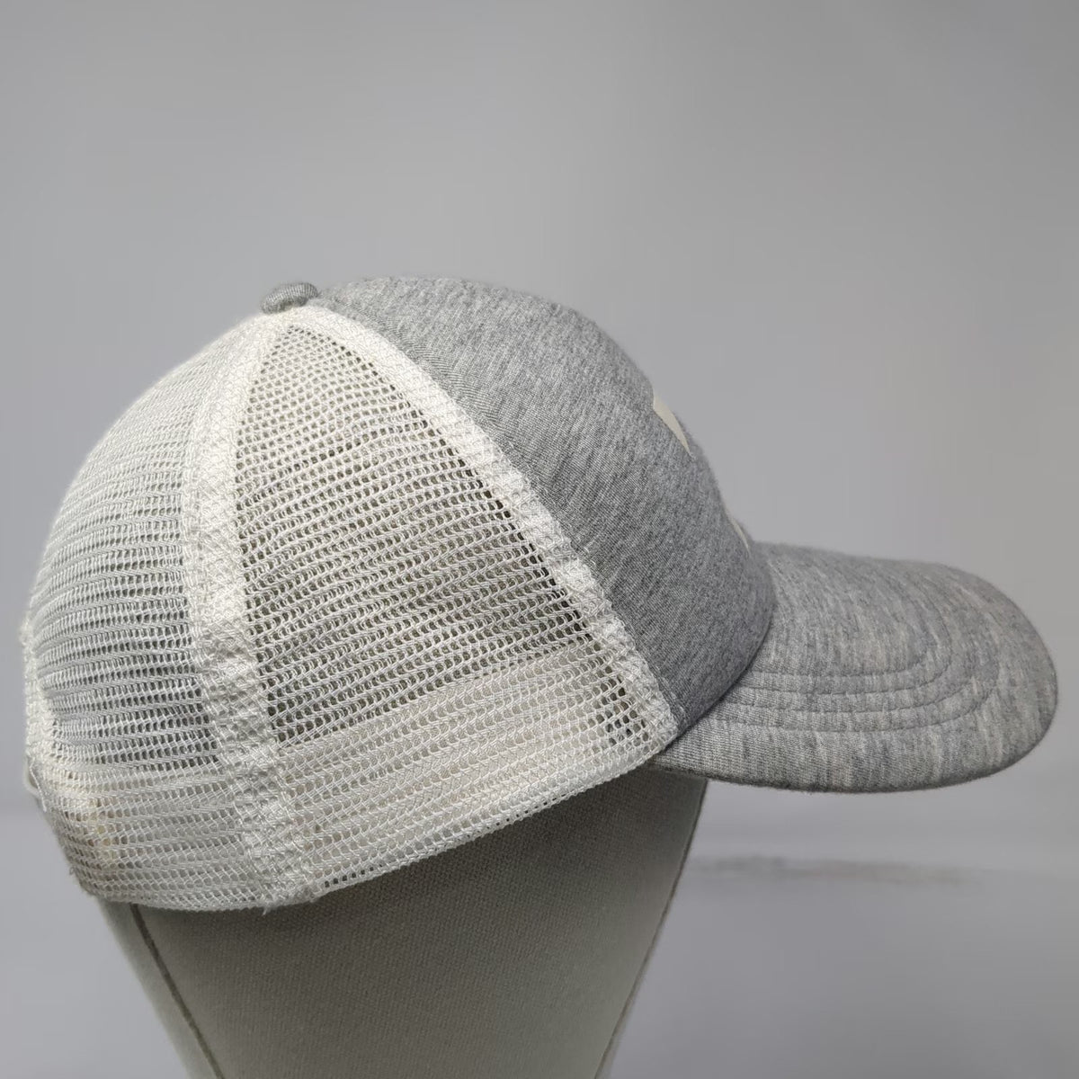 Billabong Trucker Hat Gray One Size Mesh Snapback Wave Logo Patch Surf Beach
