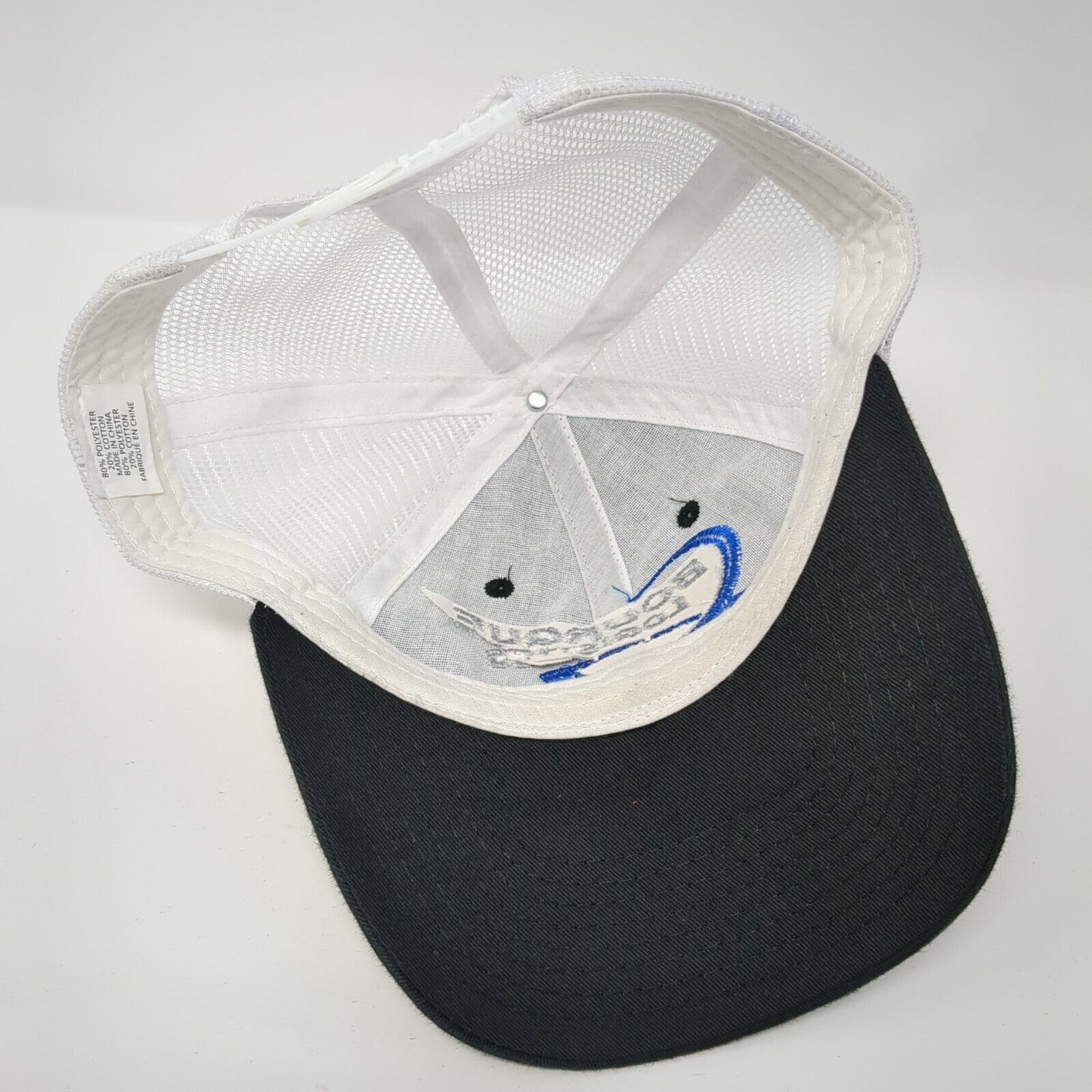 Bourque Logistics Snapback Trucker Hat Black One Size Adjustable Mesh Back