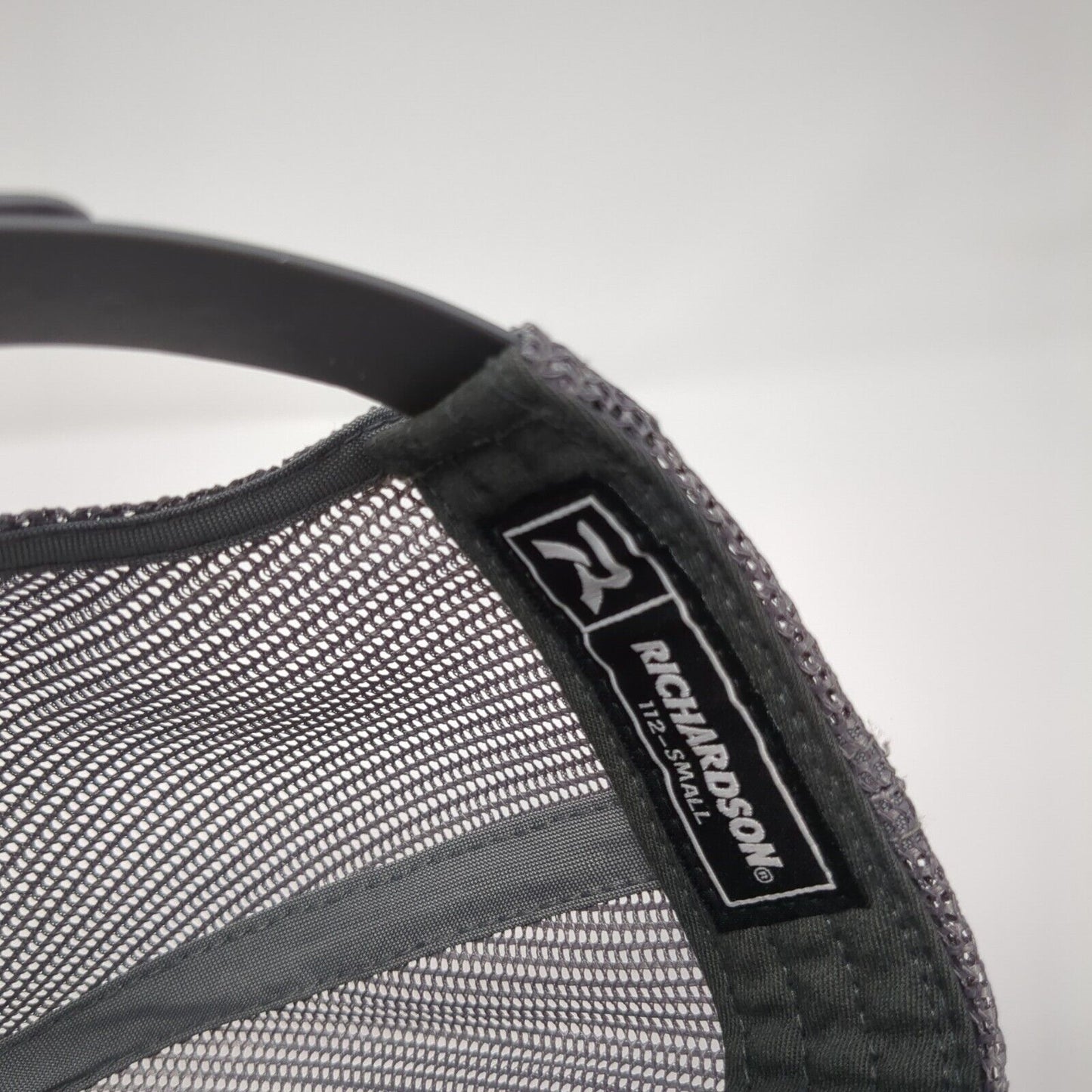 NB Snapback Mesh Back Trucker Hat Black Small Embroidered Adjustable