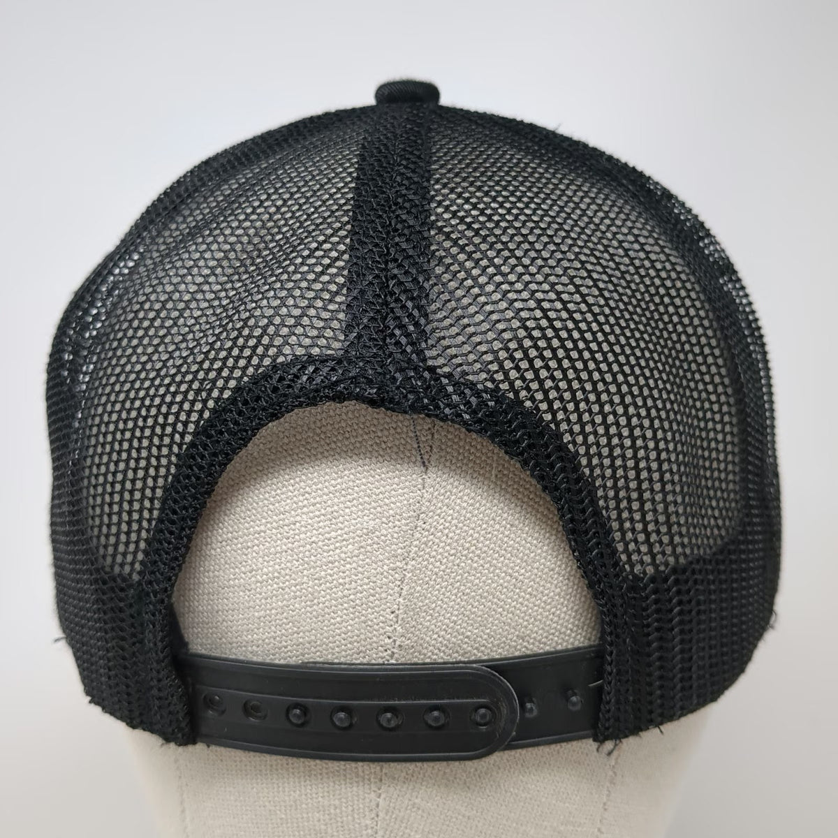 Zion Trucker Hat Black One Size California Republic Patch Mesh Back Snapback