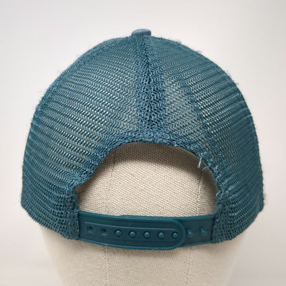 Mighty Fine Trucker Hat Blue One Size Rainbow Doing My Best Mesh Back Snapback