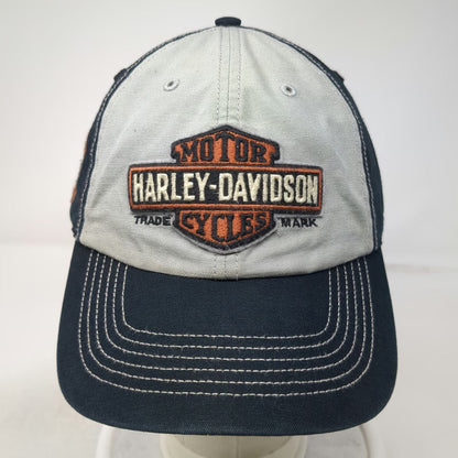 Harley-Davidson Baseball Cap Black One Size Side Patch Contrast Stitching Hat