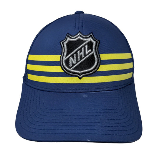 NHL 2018 All Star Tampa Bay Snapback Mesh Back Hat Blue OSFA Adidas Embroidered