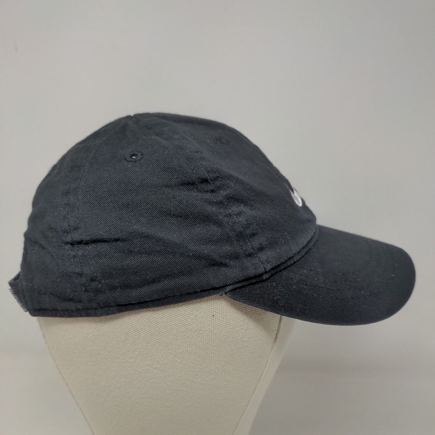 Nike Boy's Strapback Hat Black Adjustable Embroidered Logo 100% Cotton