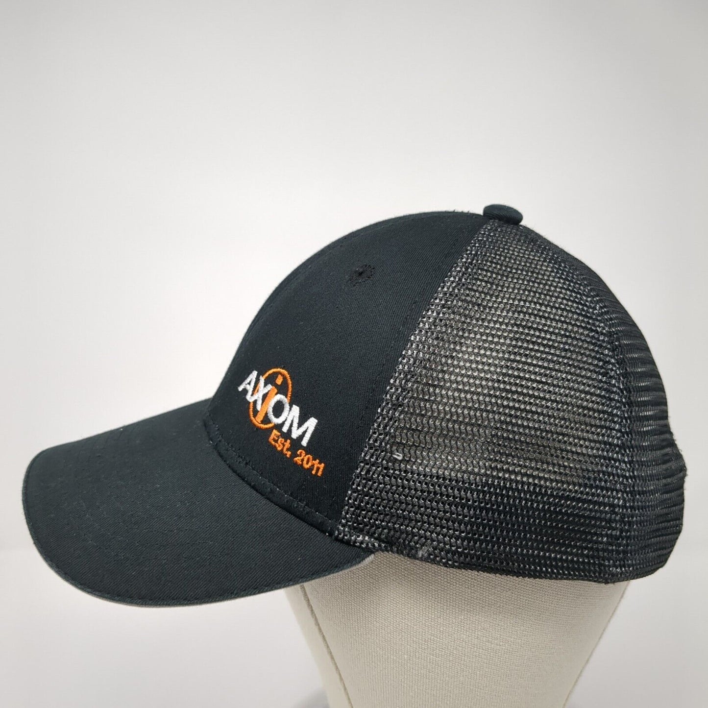 Axiom Est. 2011 Snapback Trucker Hat Black One Size Port Authority