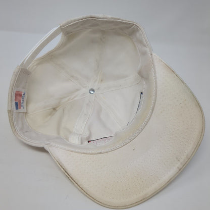 Wheel of Fortune & Jeopardy Snapback Hat White One Size Adjustable