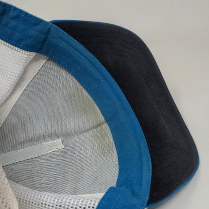 Costa Ocearch Snapback Trucker Hat Blue One Size Adjustable Mesh Back 6 Panel