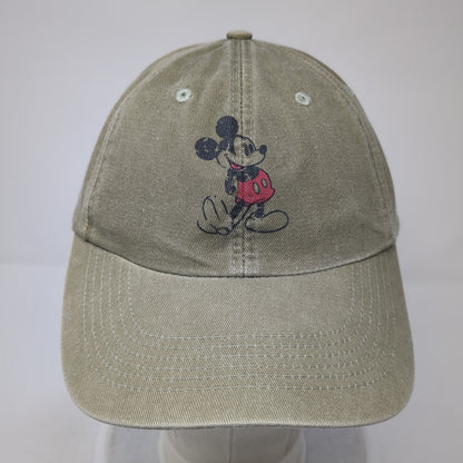 Mickey Mouse Starpback Baseball Cap Brown One Size Adjustable Disney Parks