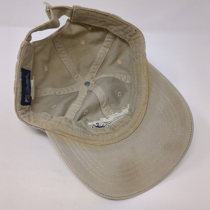 Big Elk Camp Slideback Hat Tan One Size Adjustable Embroidered Sutton's