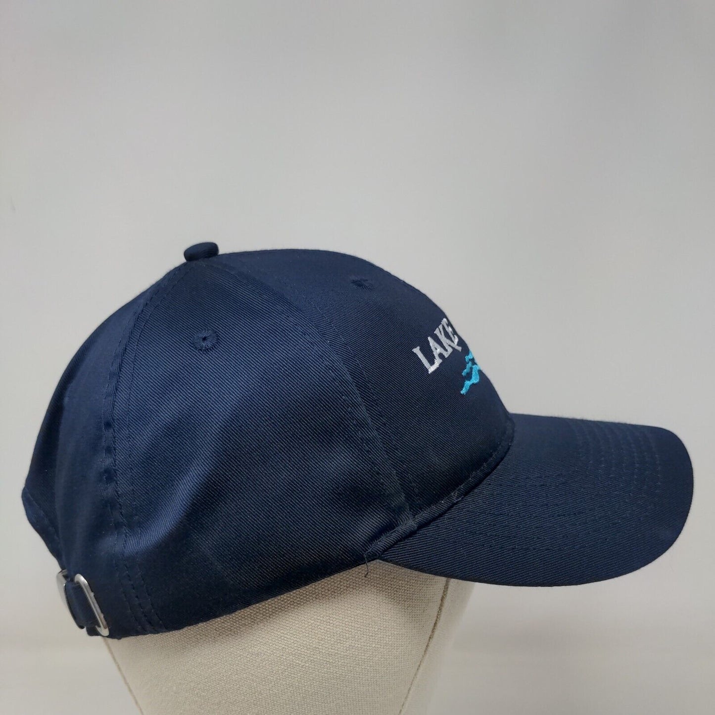 Lake Nona Slideback Hat Blue One Size Port Authority Adjustable Embroidered