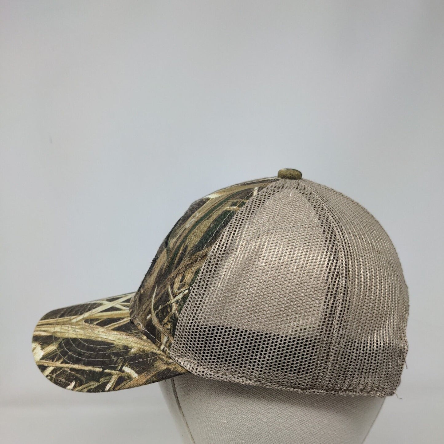 Green Wing Ducks Unlimited Snapback Trucker Hat Camo Youth Mesh Back