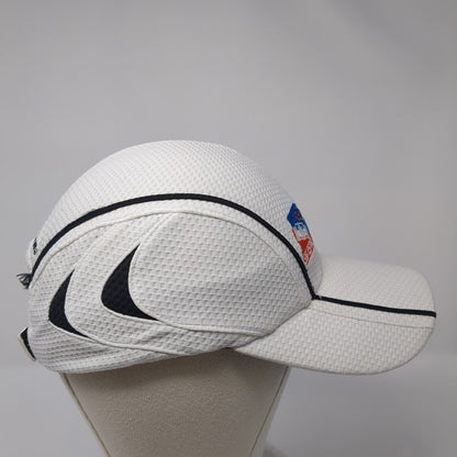 One America 500 Festival Mini Marathon 5 Panel Cap White OS Adjustable Brooks