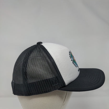 Push A Skate Don't Contaminate Volcom Stone Trucker Hat Black OSFA Adjustable