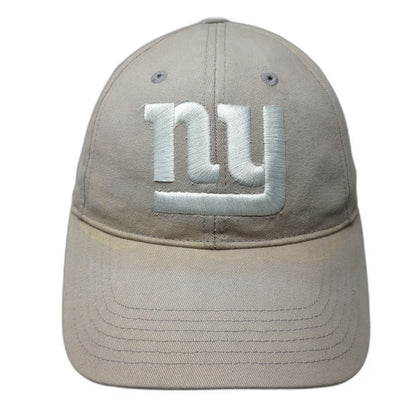 New York Giants NFL Team Apparel Cap Gray One Size Embroidered Adjustable Hat