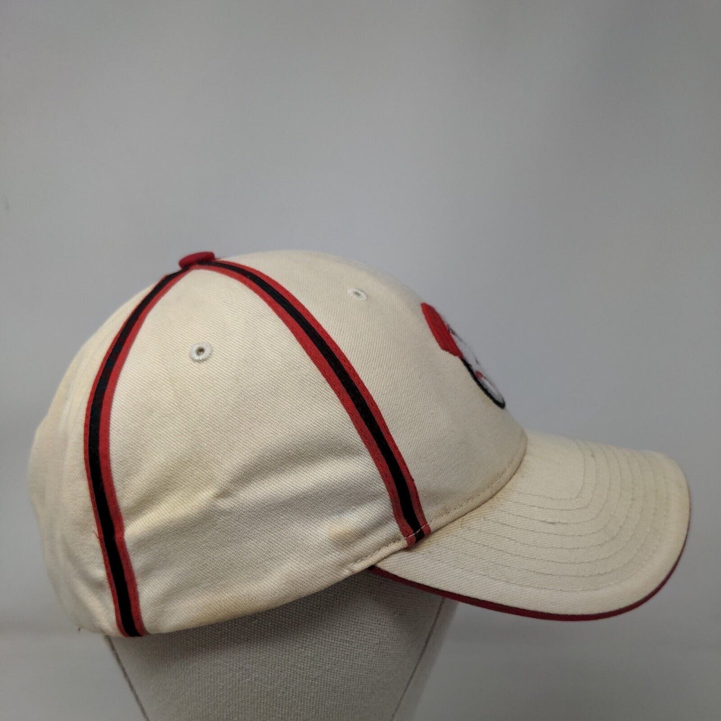 Twins Enterprise Cooperstown Collection Cincinnati Reds Hat Tan OSFA MLB Logo