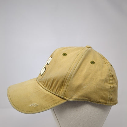 Letter C Cabela's Fitted Hat Tan M/L Embroidered Proflex Outdoor Cap