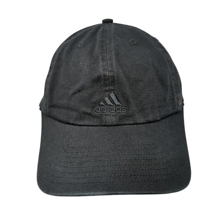 Adidas 3 Stripes Slideback Hat Black One Size Adjustable Embroidered