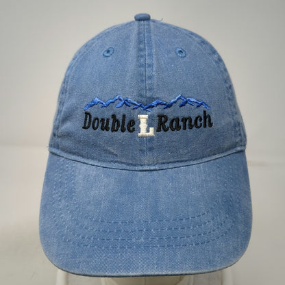OTTO Baseball Cap Blue One Size Double L Ranch Bishop CA Mountain Graphic Hat