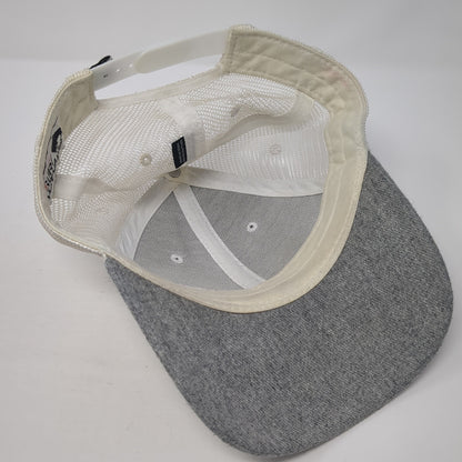 Surf Wyoming Bison Logo Snapback Trucker Hat Gray One Size Mesh Back